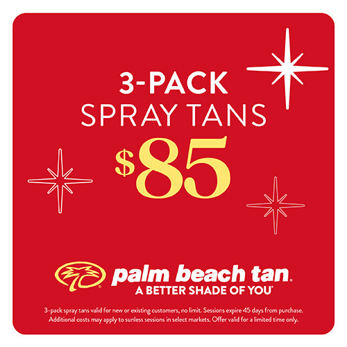3-Pack Spray Tans $85